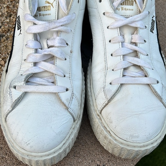 Puma Fenty x creeper white leather by Rihanna women’s size 12 - Picture 7 of 13